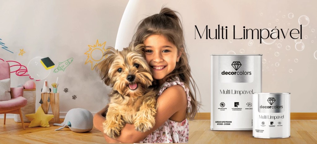 Tinta Multi Limpável ? Decor Colors